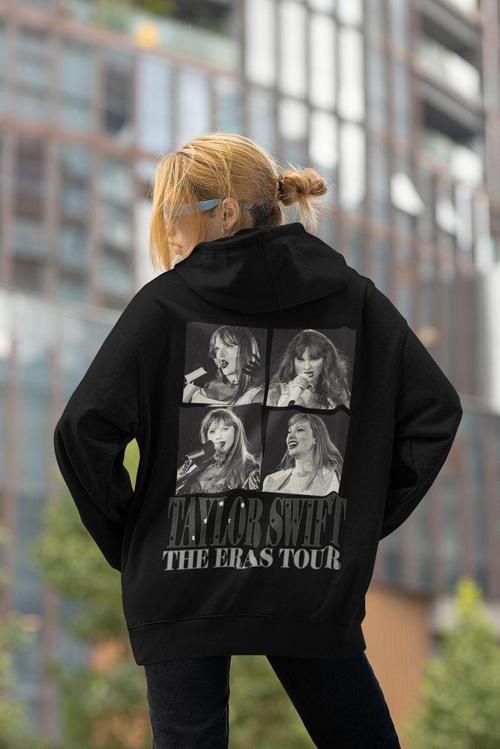Taylor Swift The Eras Tour Baskılı Unisex Oversize Şarkıcı Hoodie