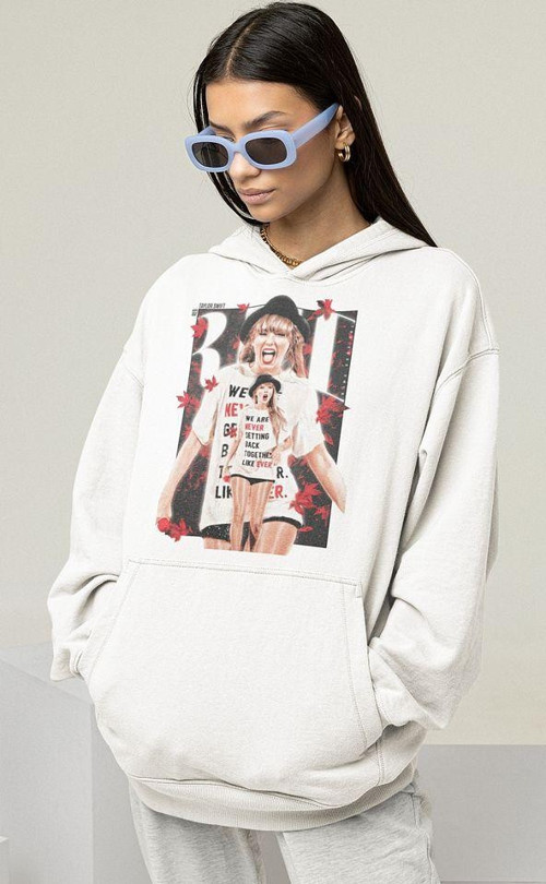 Taylor Swift Baskılı Unisex Oversize Şarkıcı Hoodie