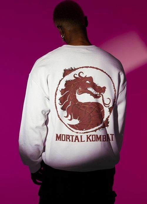 Mortal Kombat Baskılı Unisex Oversize Anime Sweatshirt