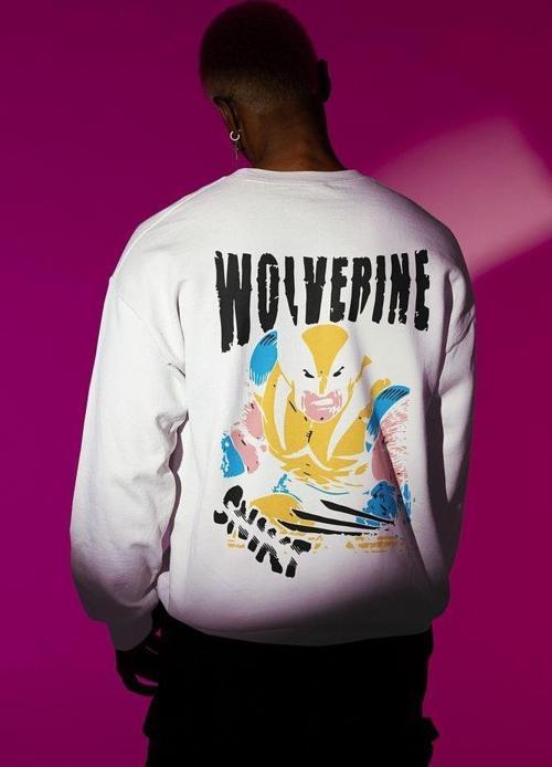 Wolverine Baskılı Unisex Oversize Dc Film Karakter Sweatshirt