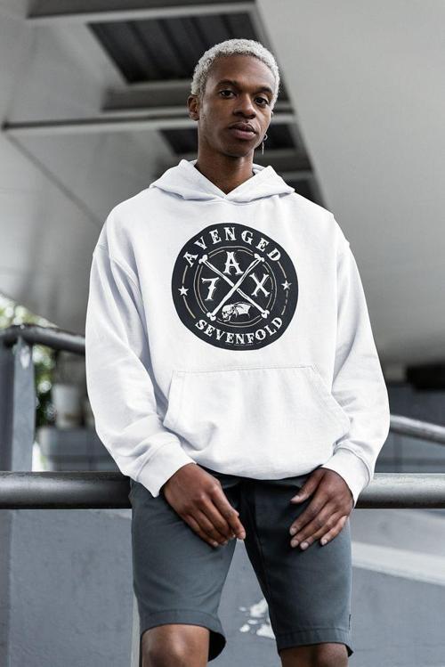 Avenged Sevenfold Müzik Grubu Baskılı Unisex Oversize Hoodie