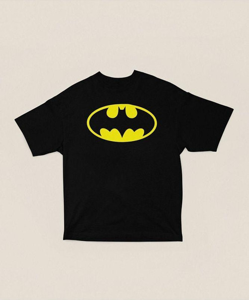 The Batman Kahraman Karakter Baskılı Unisex Oversize Tişört