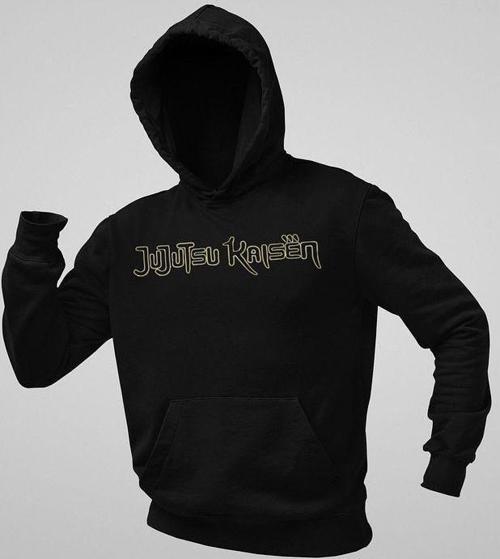 Jujutsu Kaisen Yazılı Unisex Oversize Anime Hoodie