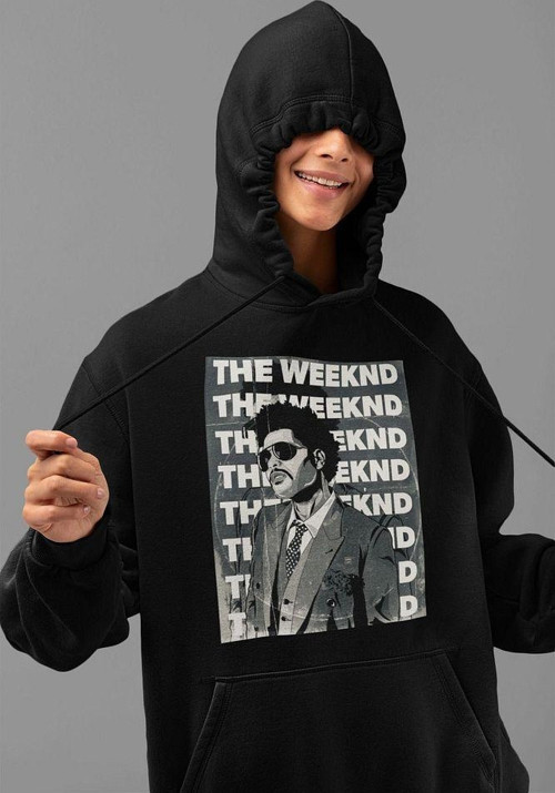 The Weeknd Rapper Baskılı Unisex Oversize Hoodie