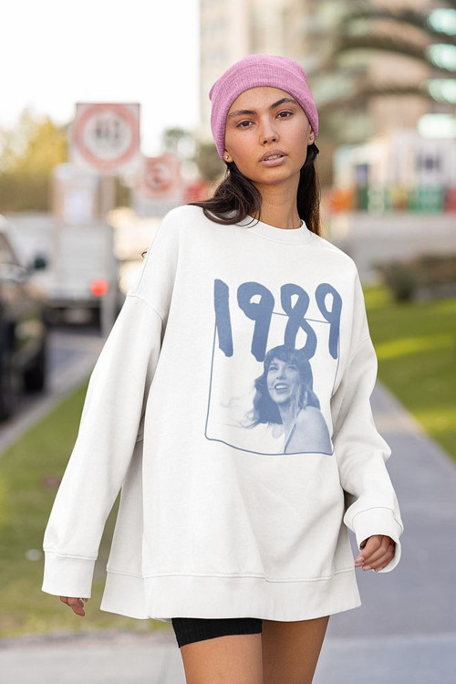 1989 Yazılı Unisex Oversize Taylor Swift Sweatshirt