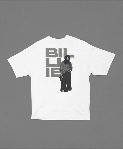 Billie Eilish Özel Tasarım Unisex Tişört, Oversize Şarkıcı Tişört