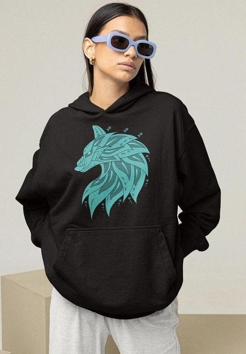 Kurt Desenli Unisex Oversize Hoodie