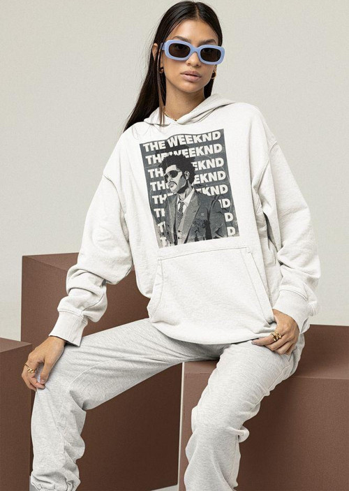 The Weeknd Rapper Baskılı Unisex Oversize Hoodie
