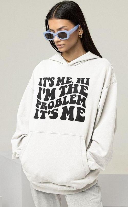 Im The Problem Yazılı Unisex Oversize Hoodie