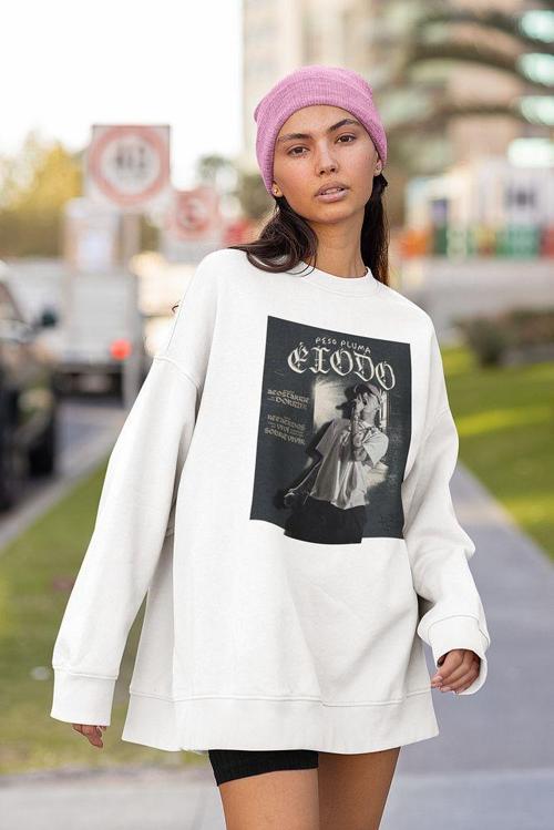 Peso Pluma Exodo Yazılı Unisex Oversize Rapper Sweatshirt