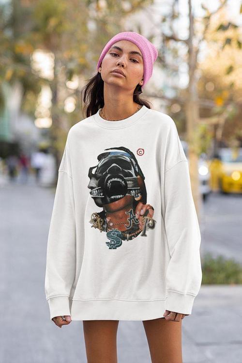 Travis Scott Baskılı Unisex Oversize Rapper Sweatshirt