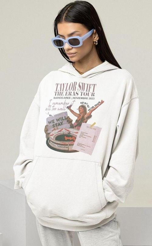 Taylor Swift Eras Tour Baskılı Unisex Oversize Şarkıcı Hoodie