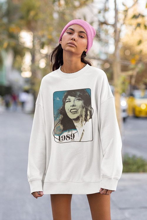 Taylor Swift Tasarım Unisex Oversize Şarkıcı Sweatshirt