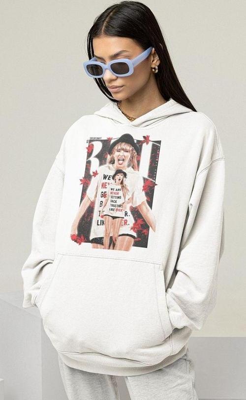 Taylor Swift Baskılı Unisex Oversize Şarkıcı Hoodie