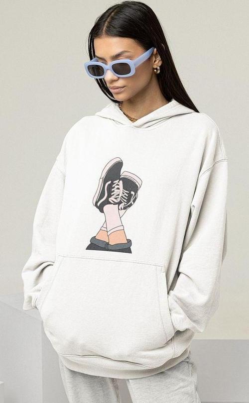 Tasarım Baskılı Unisex Oversize Hoodie