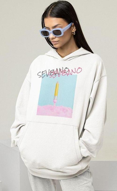 Tasarım Unisex Oversize Sevbano Özel Baskılı Hoodie