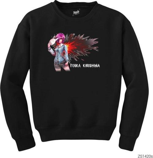 Tokyo Ghoul Touka Rabbit Siyah Sweatshirt