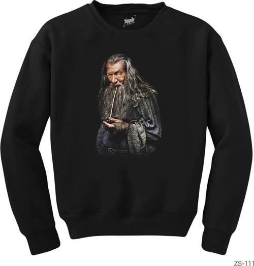 Lord Of The Rings Gandalf Siyah Sweatshirt