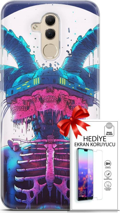 Huawei Mate 20 Lite Kılıf Orijinal Seri Algorand 13 Kaburga Case Kapak Ekran Koruyucu