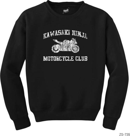 Kawasaki Ninja Club Siyah Sweatshirt