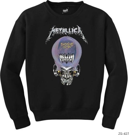 Metallica Im Inside Im You Siyah Sweatshirt