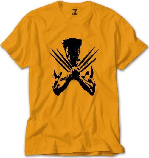 Wolverine Grunge Sarı Tişört