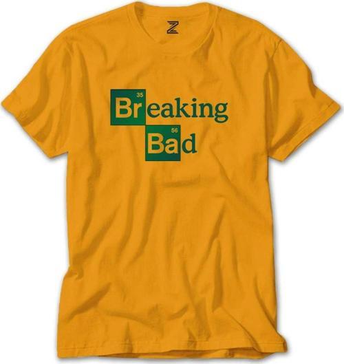 Breaking Bad Logo Sarı Tişört