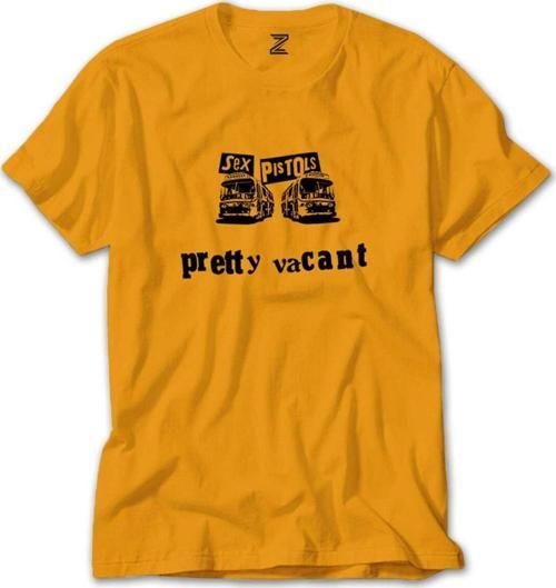 Sex Pistlos Pretty Vacant Sarı Tişört