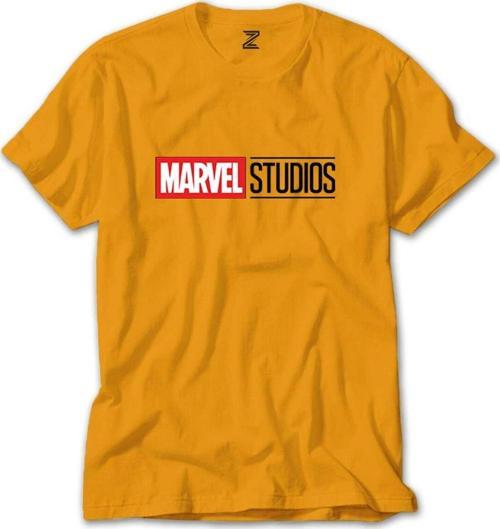 Marvel Studios Logo 2 Sarı Tişört