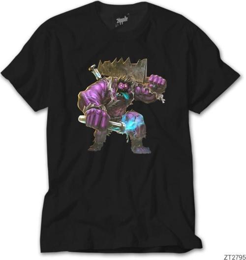 Lol Dr Mundo Siyah Tişört
