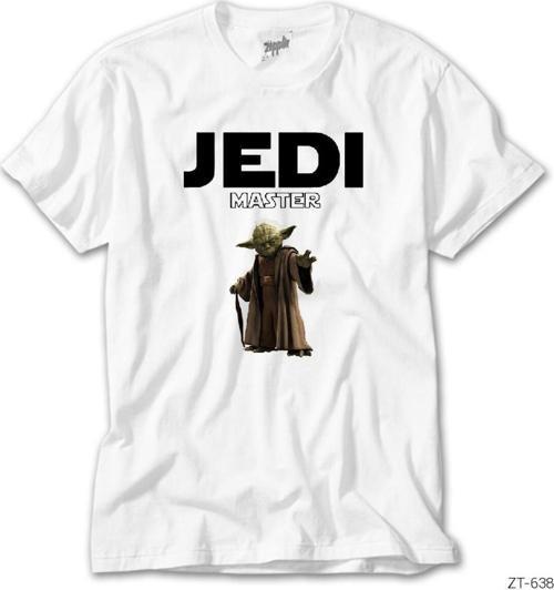 Star Wars Yoda Jedi Master Beyaz Tişört Xl