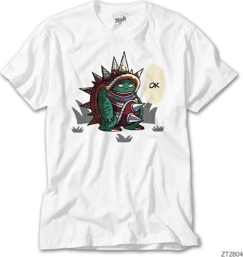 Lol Rammus Ok Beyaz Tişört