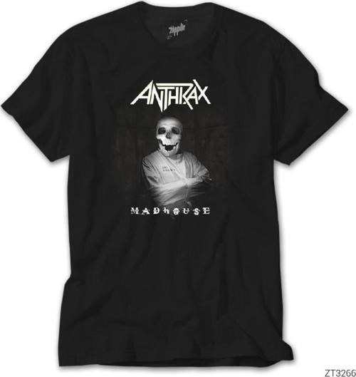 Anthrax Madhouse Siyah Tişört