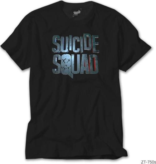 Suicide Squad Logo Siyah Tişört 5Xl