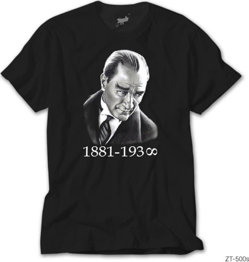 Atatürk Siyah Tişört S