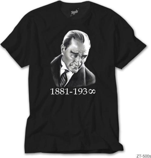 Atatürk Siyah Tişört S