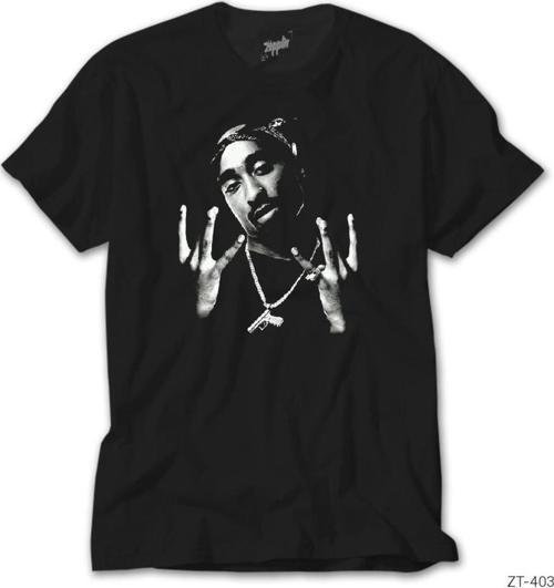 Tupac Shakur West Side Siyah Tişört S
