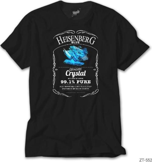 Breaking Bad Blue Crystal Siyah Tişört 5Xl