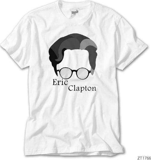 Eric Clapton Face Beyaz Tişört