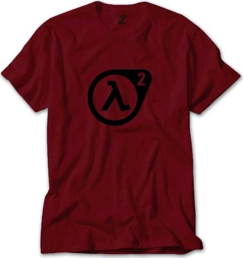 Half Life 2 Logo Kırmızı Tişört