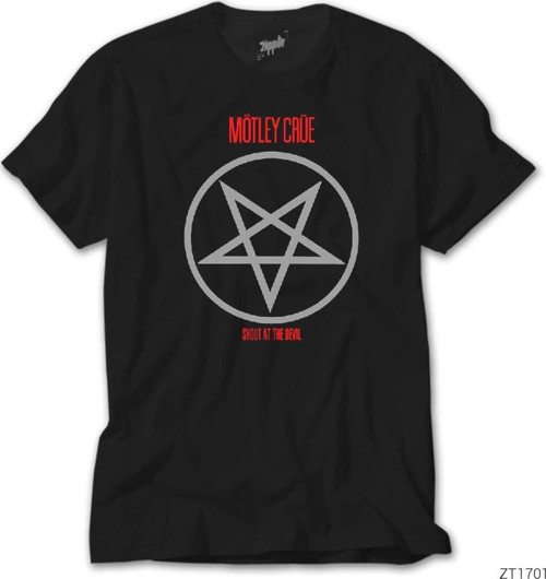 Mötley Crüe Shout At The Devil Siyah Tişört