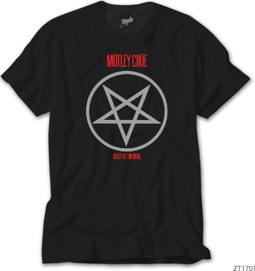 Mötley Crüe Shout At The Devil Siyah Tişört