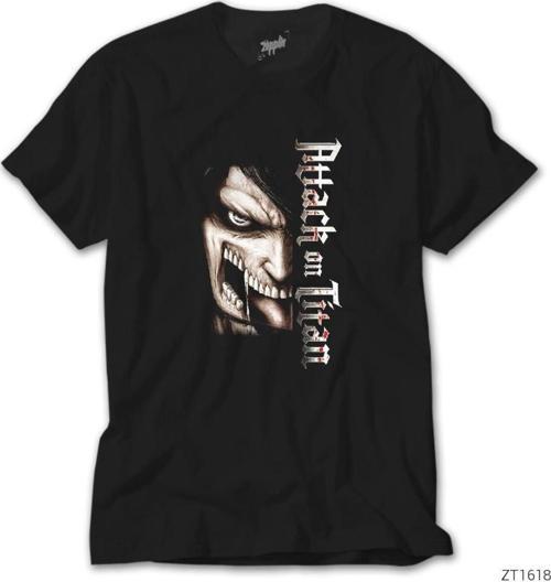 Attack On Titan 2 Siyah Tişört