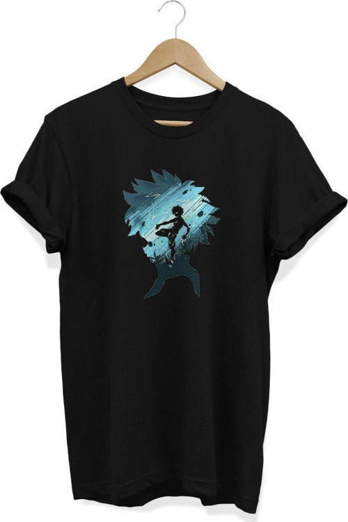 Hunter X Hunter Killua Zoldyck Anime Baskılı %100 Pamuklu T-Shirt