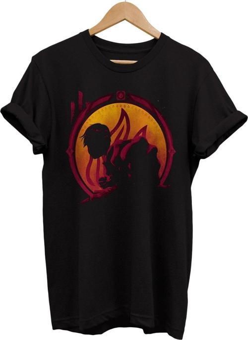 Avatar Hava Bükücü Baskılı %100 Pamuk Basic T-Shirt Normal Beden Tişört
