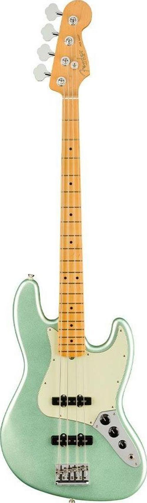 American Professional II Jazz Bass Akçaağaç Klavye Mystic Surf Green Bas Gitar