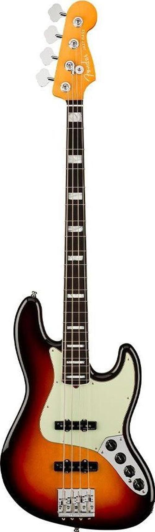American Ultra Jazz Bass Gülağacı Klavye Ultraburst Bas Gitar