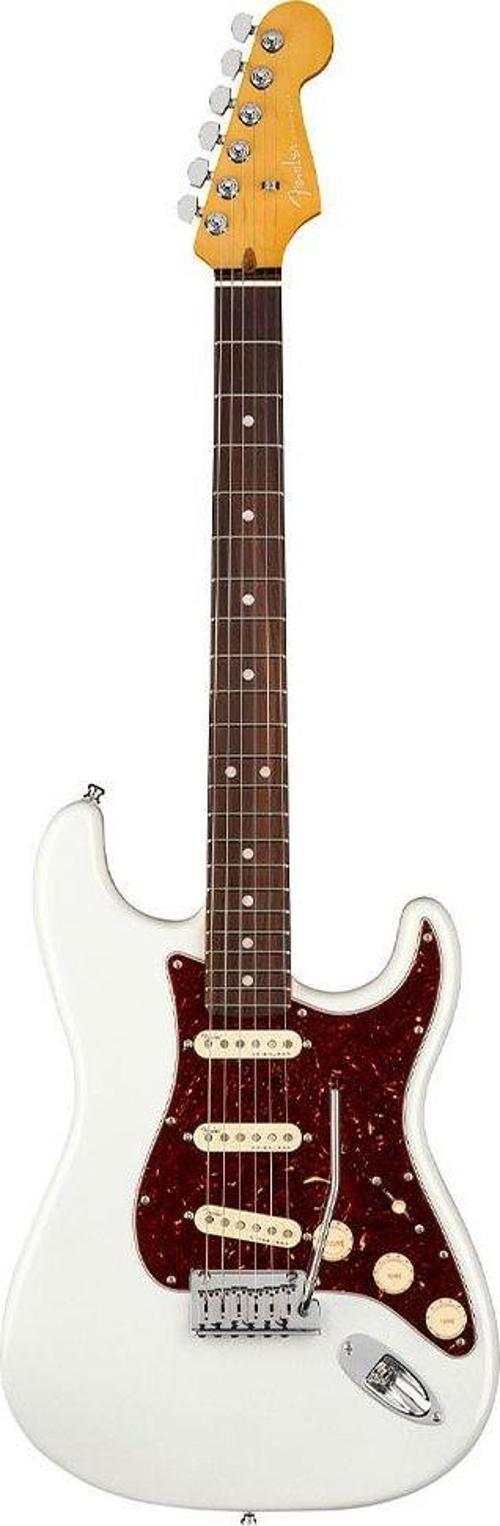 American Ultra Stratocaster Gülağacı Klavye Arctic Pearl Elektro Gitar