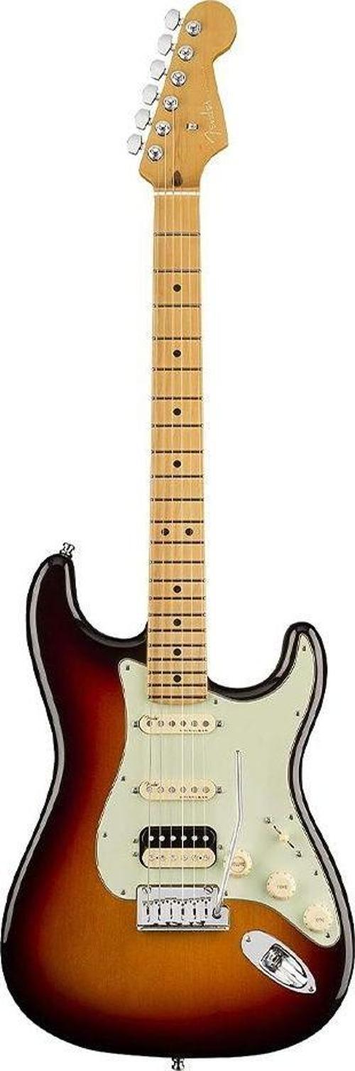 American Ultra Stratocaster HSS Akçaağaç Klavye Ultraburst Elektro Gitar