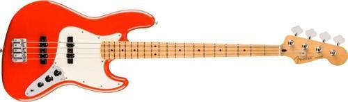 Player II Jazz Bass Akçaağaç Klavye Coral Red Bas Gitar